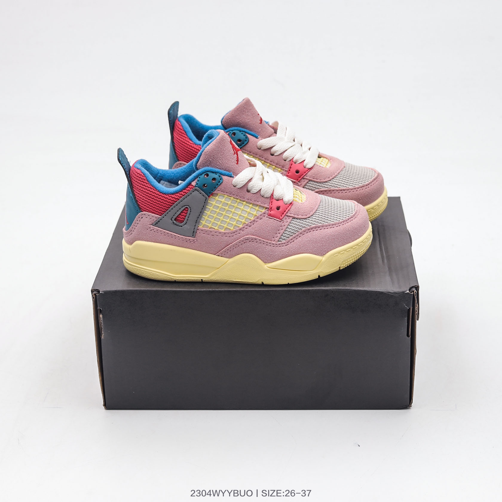 图片[5]-集🈴 乔丹Nike Air Jordan 4 AJ4 乔4 童鞋帮复古休闲运动文化篮球鞋 尺码：26 27 28 29 30 31 32 33 34 35 36 37-选品中心