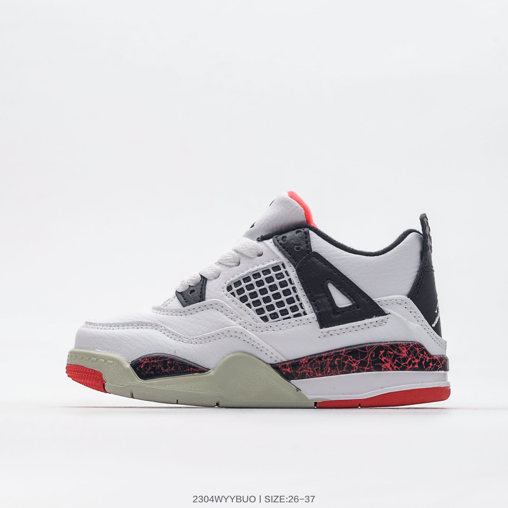 图片[8]-集🈴 乔丹Nike Air Jordan 4 AJ4 乔4 童鞋帮复古休闲运动文化篮球鞋 尺码：26 27 28 29 30 31 32 33 34 35 36 37-选品中心