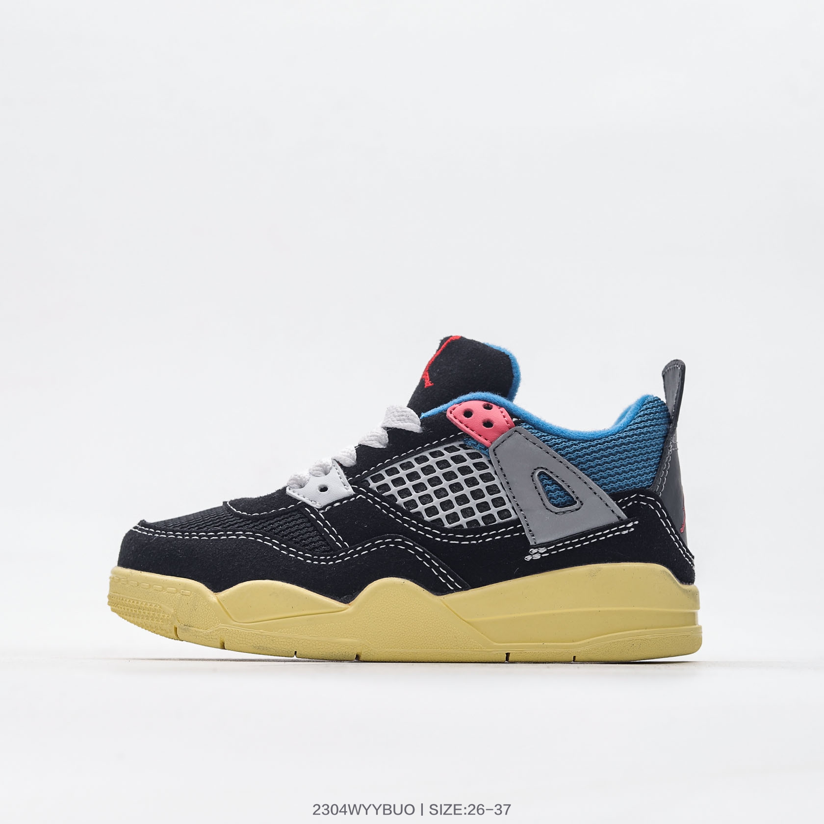 图片[5]-集🈴 乔丹Nike Air Jordan 4 AJ4 乔4 童鞋帮复古休闲运动文化篮球鞋 尺码：26 27 28 29 30 31 32 33 34 35 36 37-选品中心