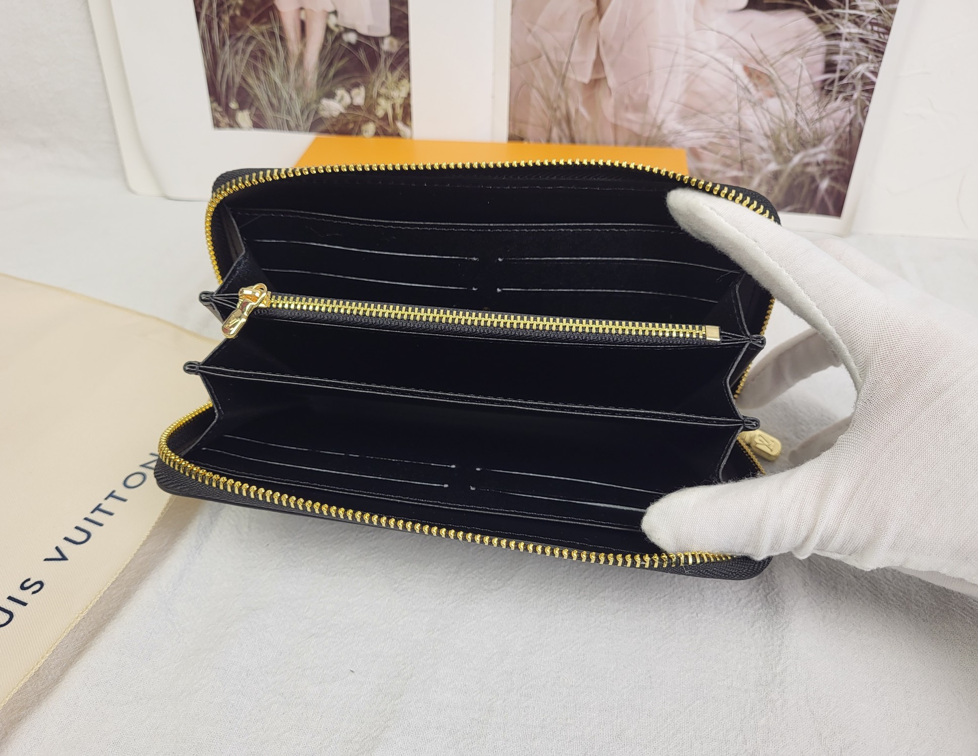 Wallet being held in hand