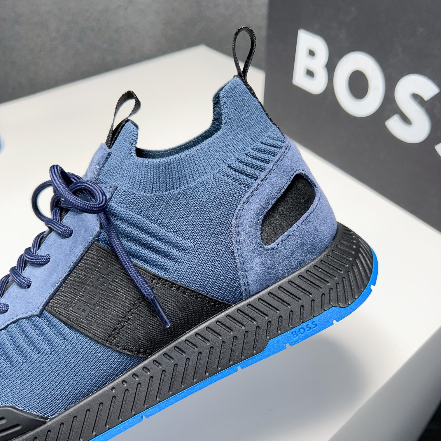 Zapatillas deportivas BOSS Sport Style Sockliner Parte superior de punto tridimensional con suela li