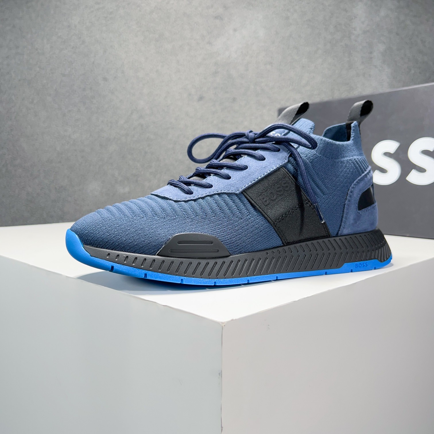 Zapatillas deportivas BOSS Sport Style Sockliner Parte superior de punto tridimensional con suela li