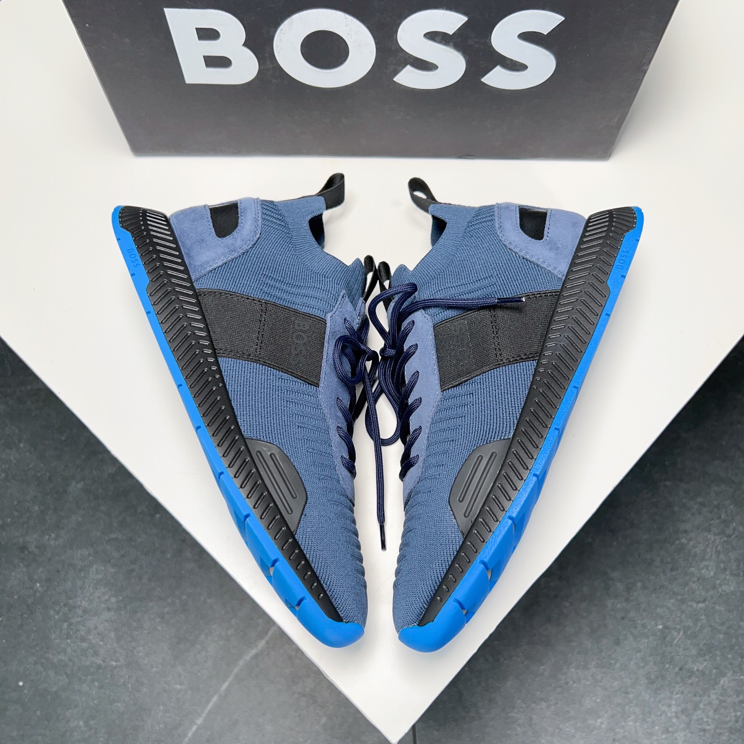 Zapatillas deportivas BOSS Sport Style Sockliner Parte superior de punto tridimensional con suela li