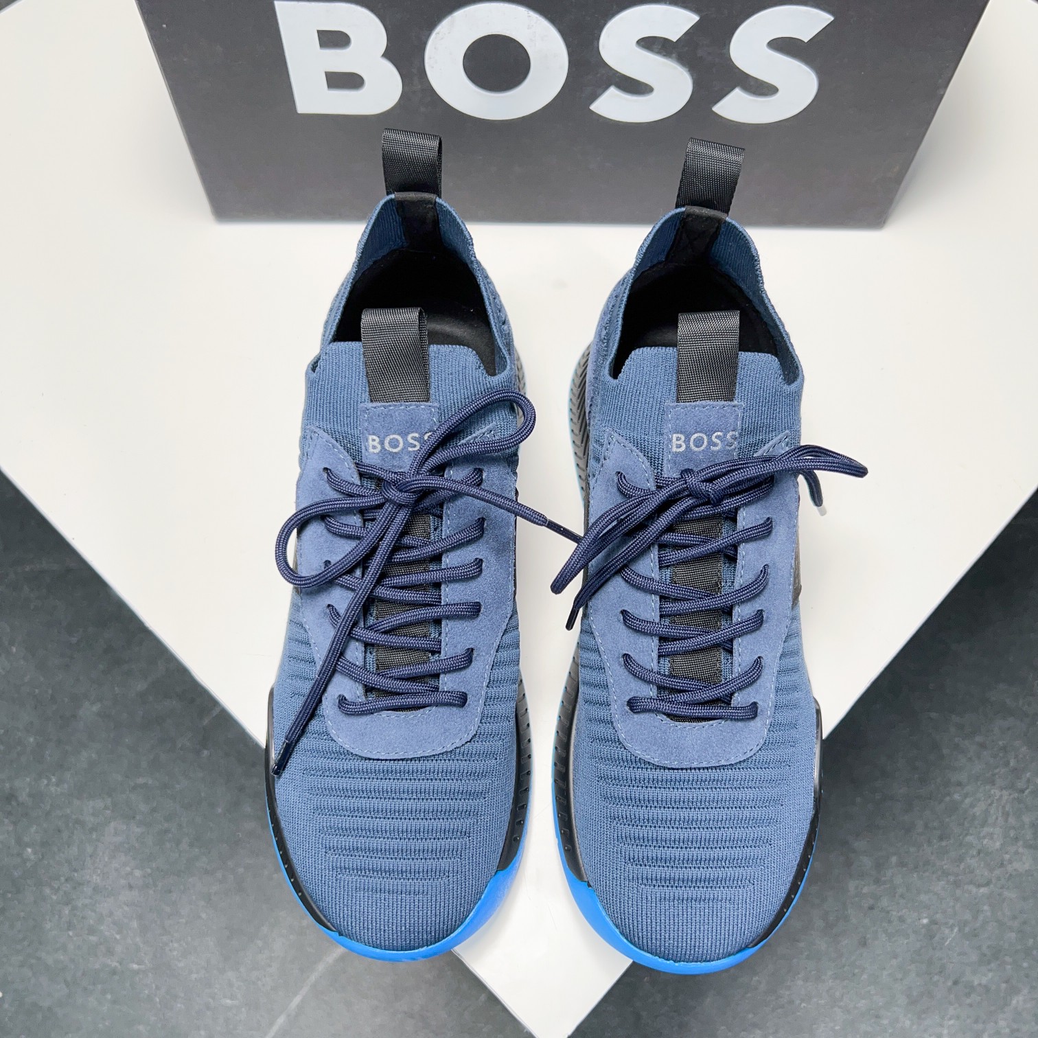 Zapatillas deportivas BOSS Sport Style Sockliner Parte superior de punto tridimensional con suela li