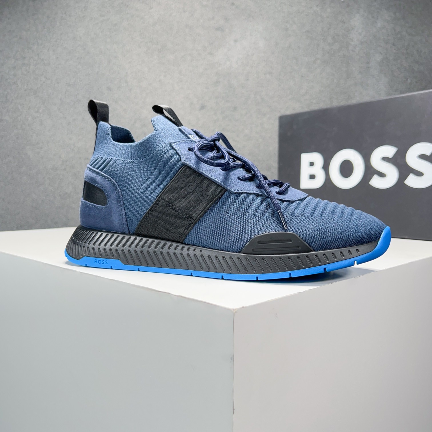 Zapatillas deportivas BOSS Sport Style Sockliner Parte superior de punto tridimensional con suela li