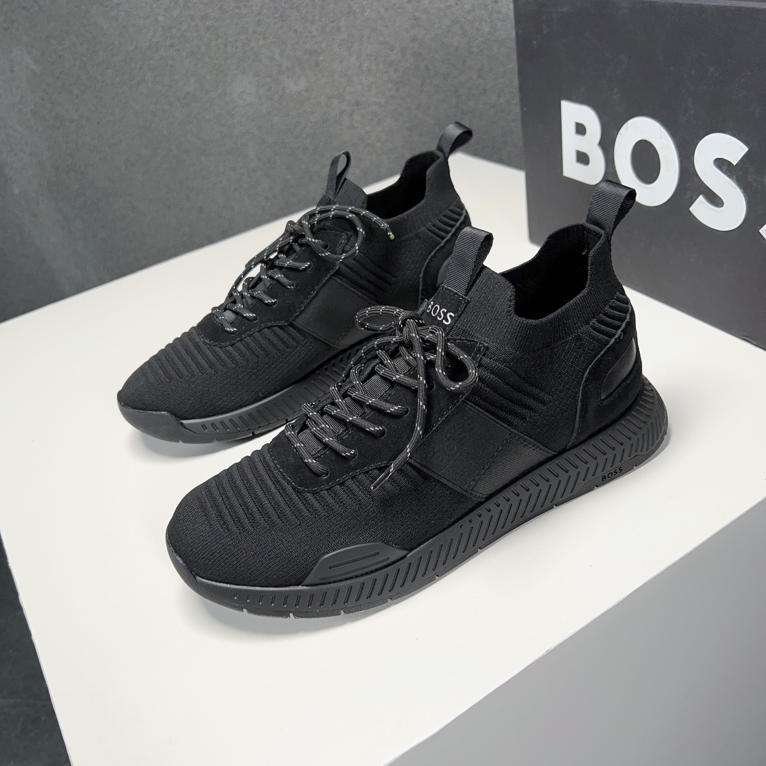 Zapatillas deportivas BOSS Sport Style Sockliner Parte superior de punto tridimensional con suela li