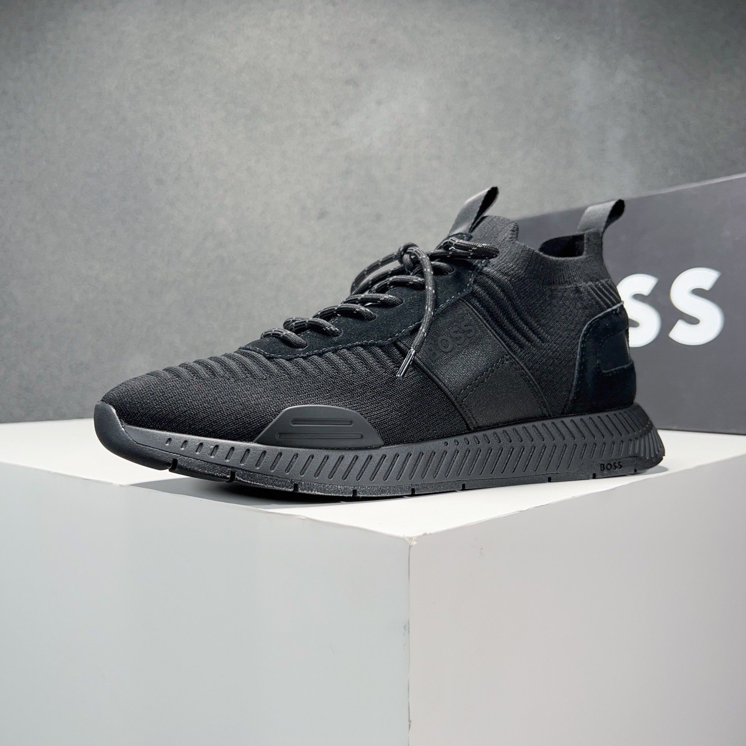 Zapatillas deportivas BOSS Sport Style Sockliner Parte superior de punto tridimensional con suela li