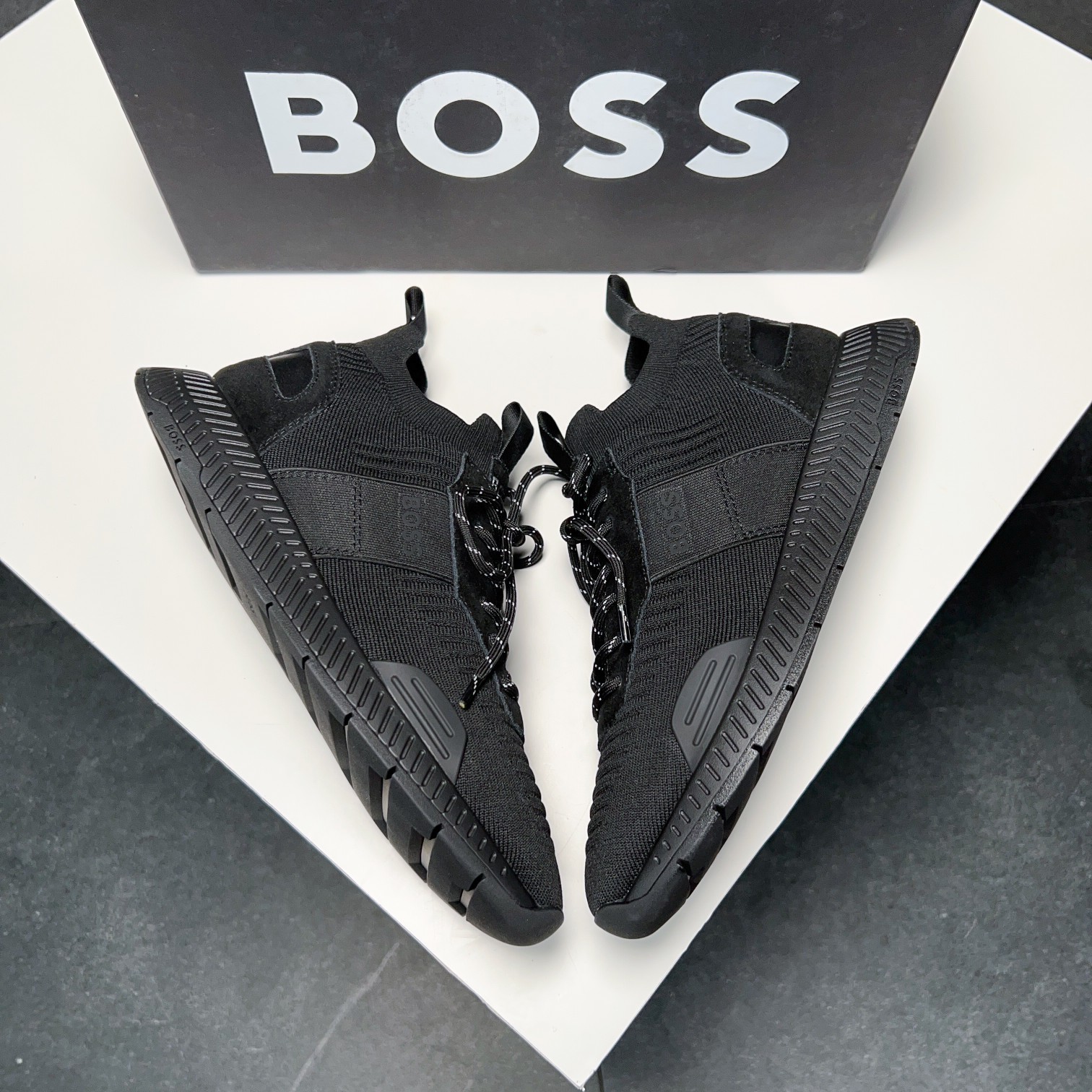 Zapatillas deportivas BOSS Sport Style Sockliner Parte superior de punto tridimensional con suela li