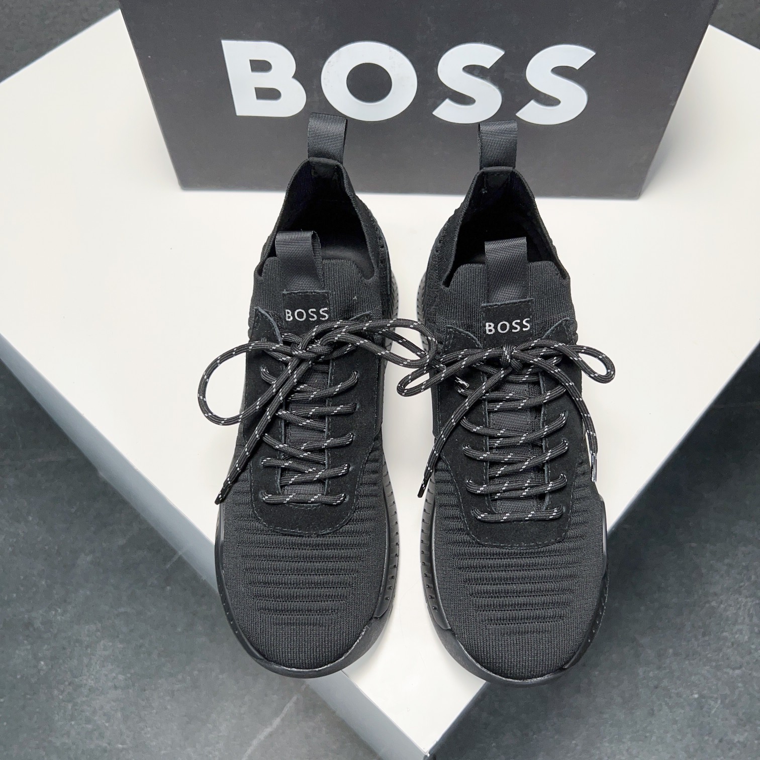 Zapatillas deportivas BOSS Sport Style Sockliner Parte superior de punto tridimensional con suela li