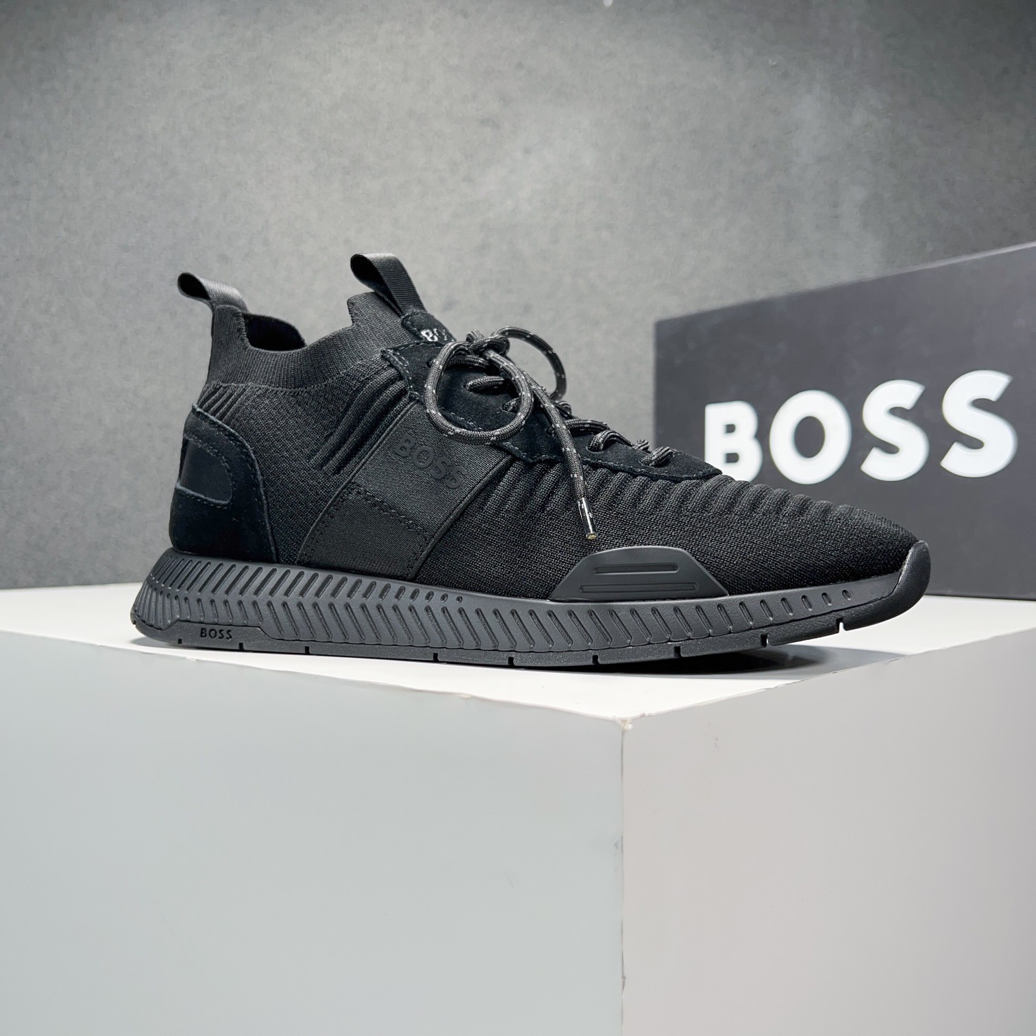 Zapatillas deportivas BOSS Sport Style Sockliner Parte superior de punto tridimensional con suela li
