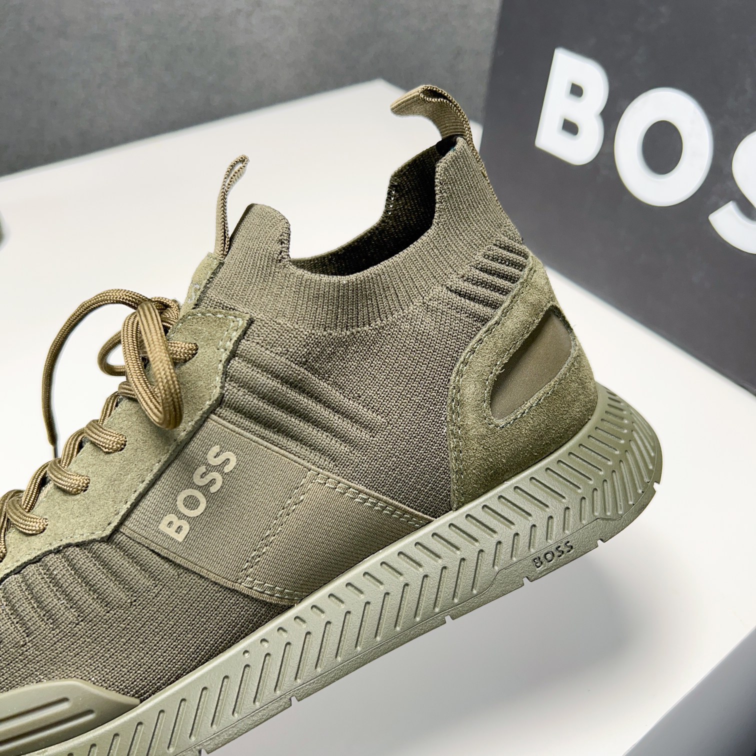 Zapatillas deportivas BOSS Sport Style Sockliner Parte superior de punto tridimensional con suela li