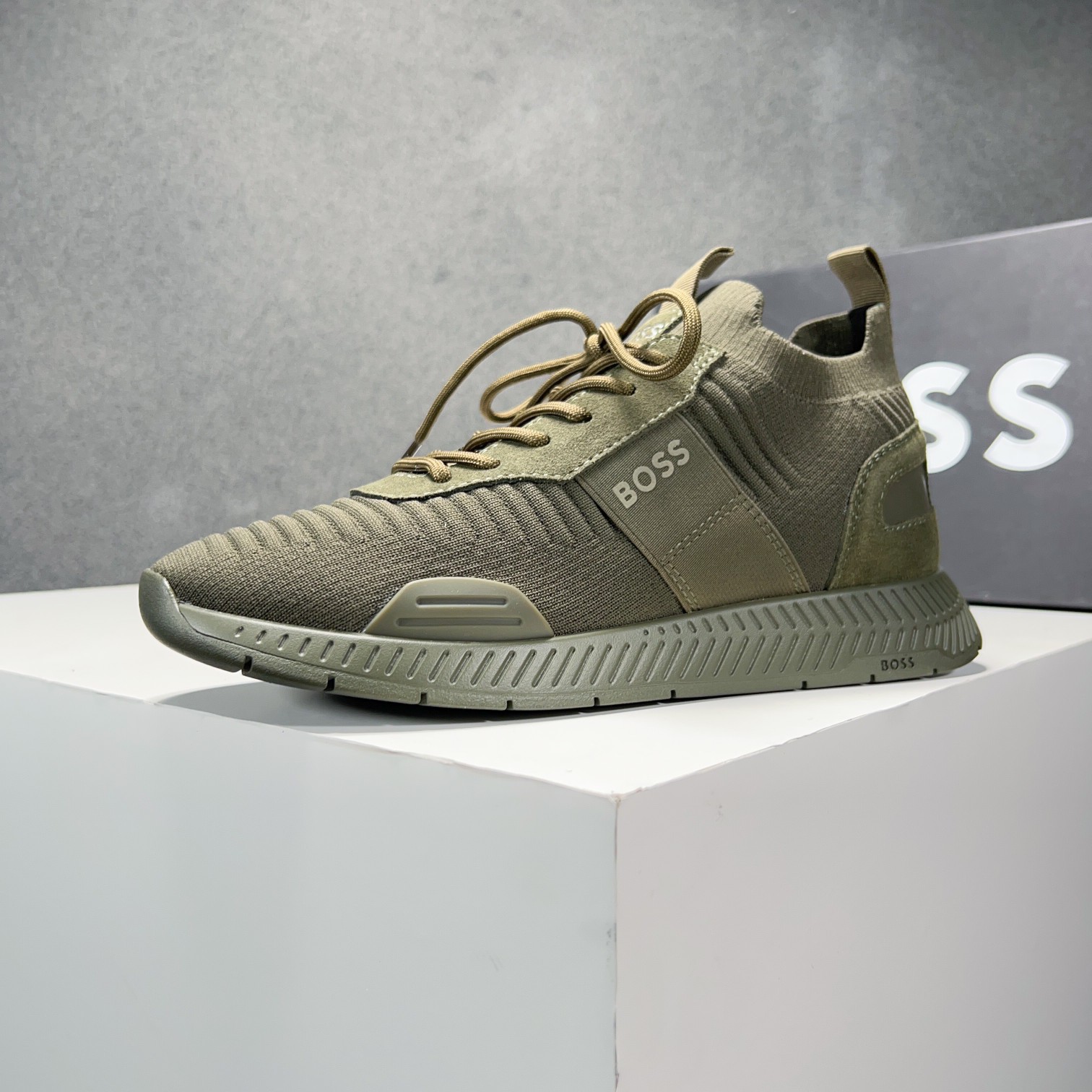 Zapatillas deportivas BOSS Sport Style Sockliner Parte superior de punto tridimensional con suela li