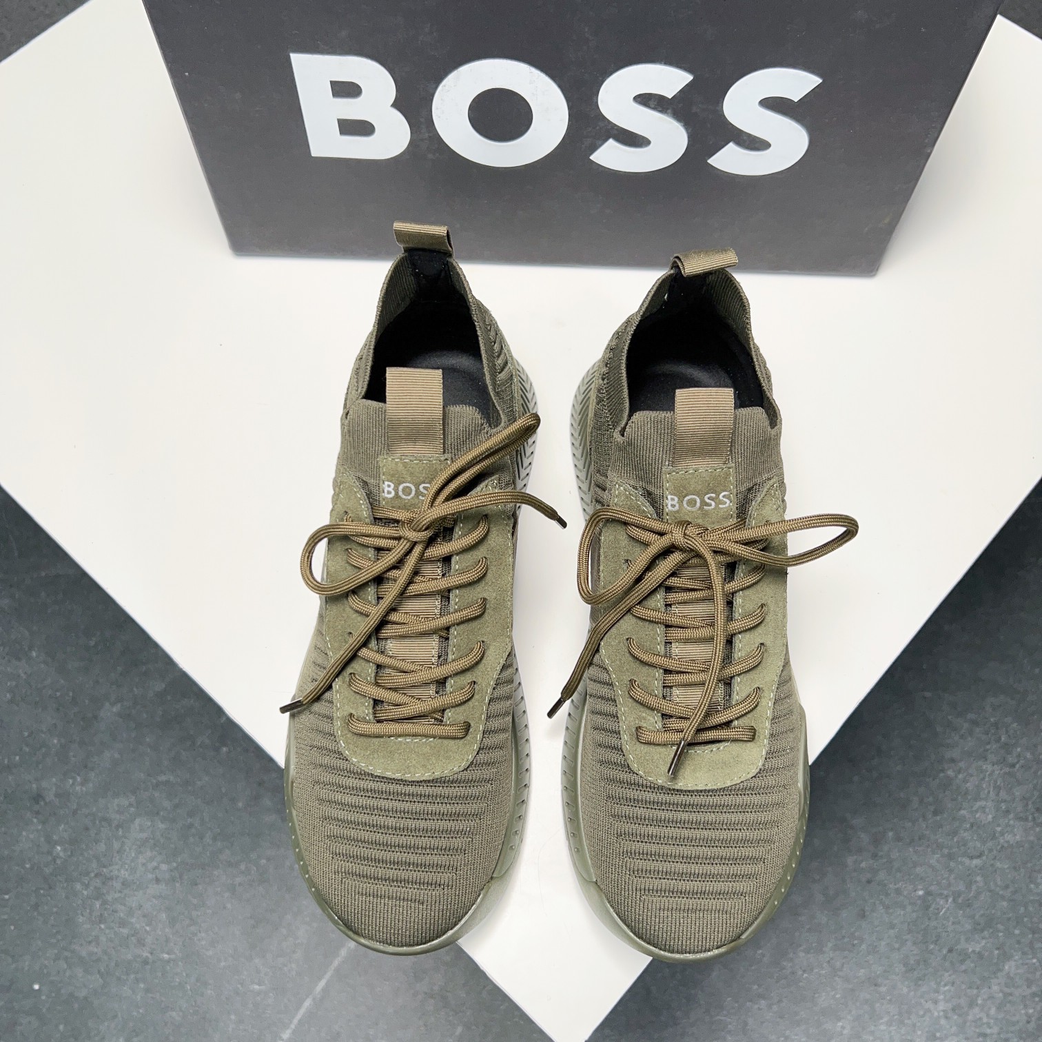 Zapatillas deportivas BOSS Sport Style Sockliner Parte superior de punto tridimensional con suela li