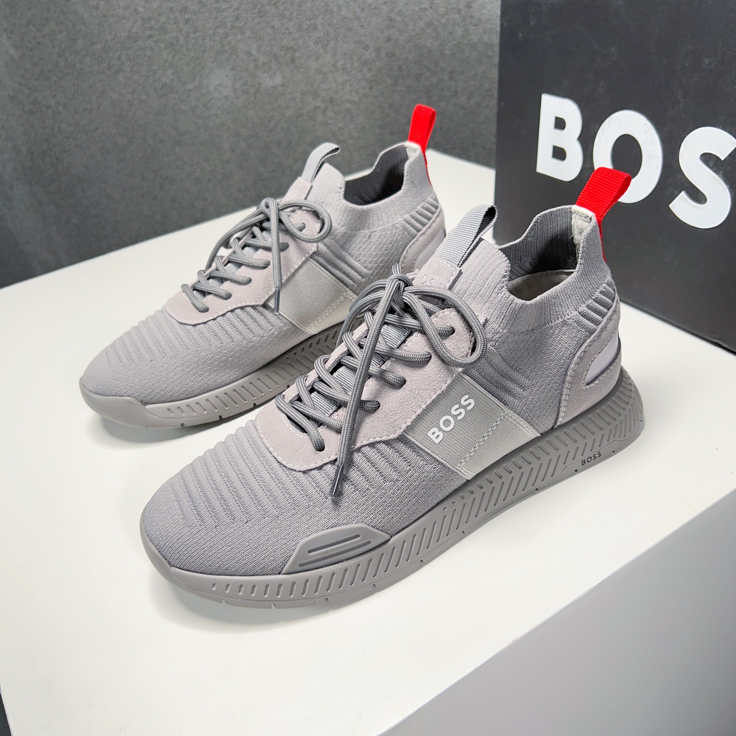 Zapatillas deportivas BOSS Sport Style Sockliner Parte superior de punto tridimensional con suela li