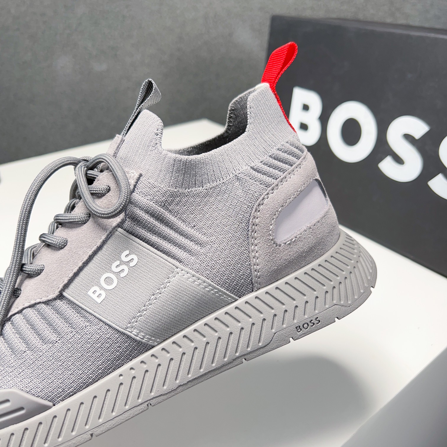 Zapatillas deportivas BOSS Sport Style Sockliner Parte superior de punto tridimensional con suela li