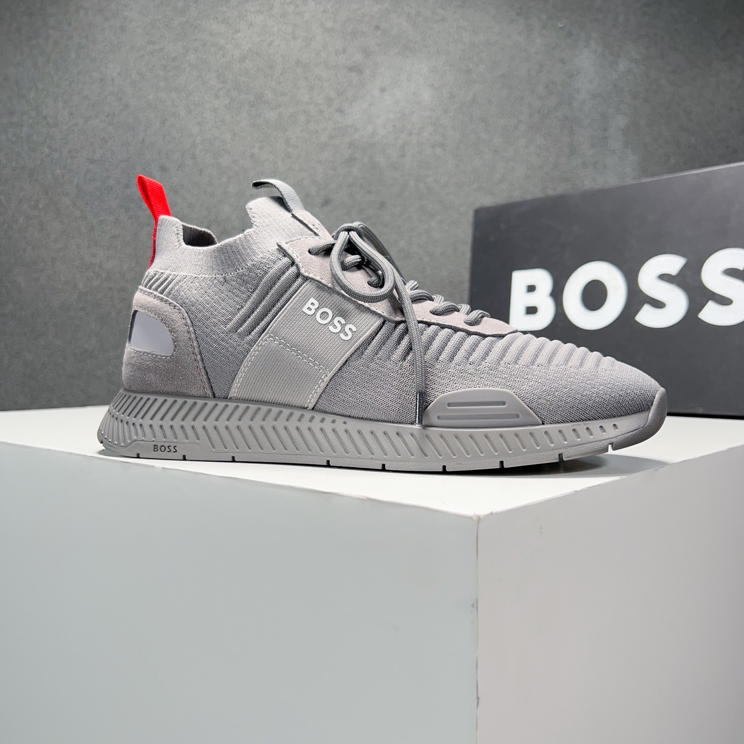Zapatillas deportivas BOSS Sport Style Sockliner Parte superior de punto tridimensional con suela li