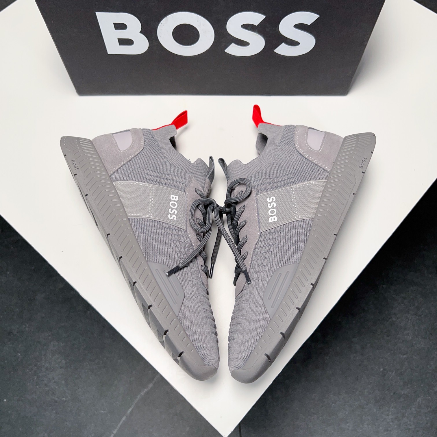 Zapatillas deportivas BOSS Sport Style Sockliner Parte superior de punto tridimensional con suela li