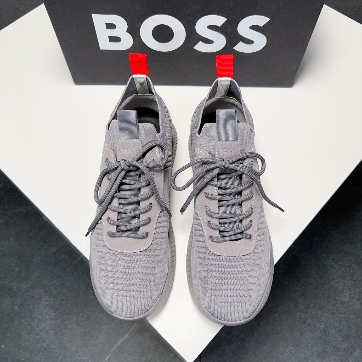 Zapatillas deportivas BOSS Sport Style Sockliner Parte superior de punto tridimensional con suela li