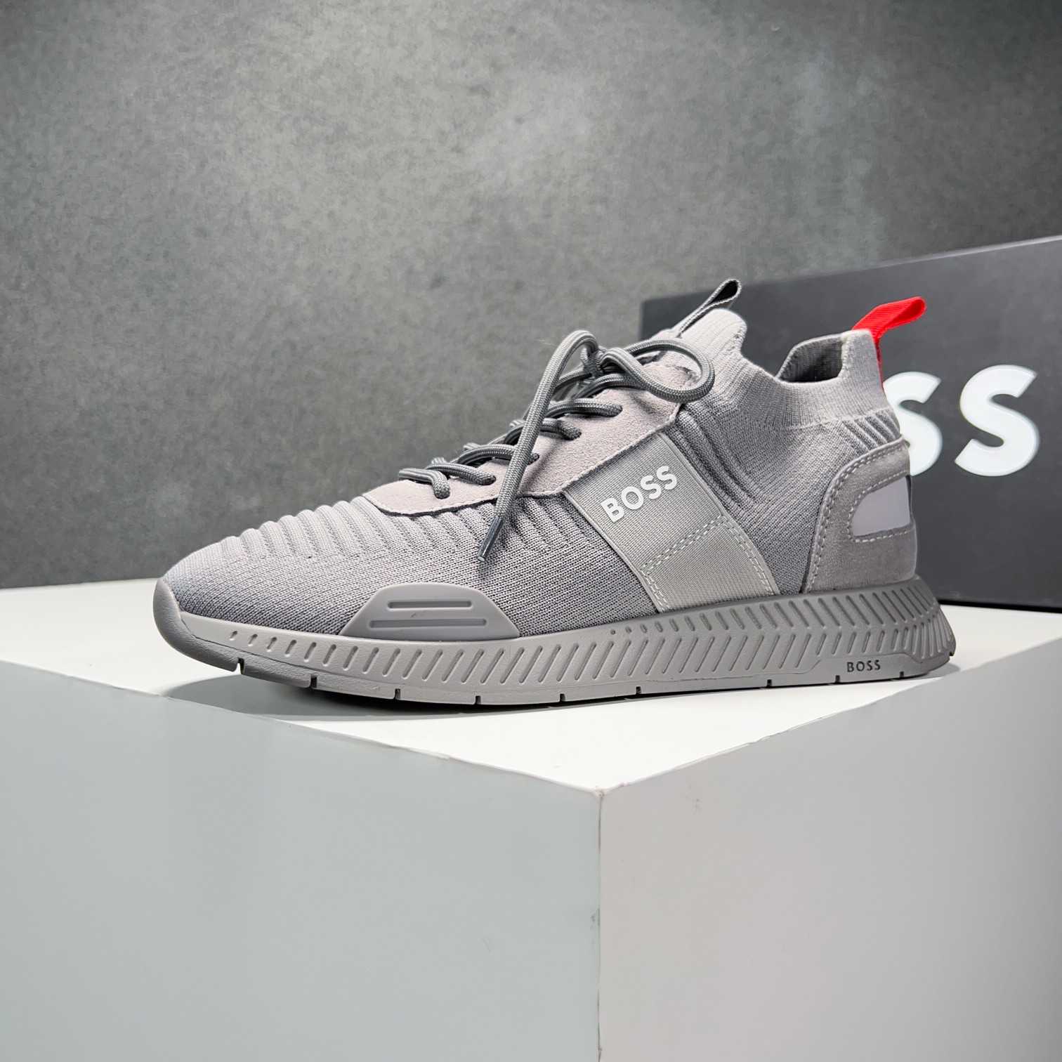 Zapatillas deportivas BOSS Sport Style Sockliner Parte superior de punto tridimensional con suela li