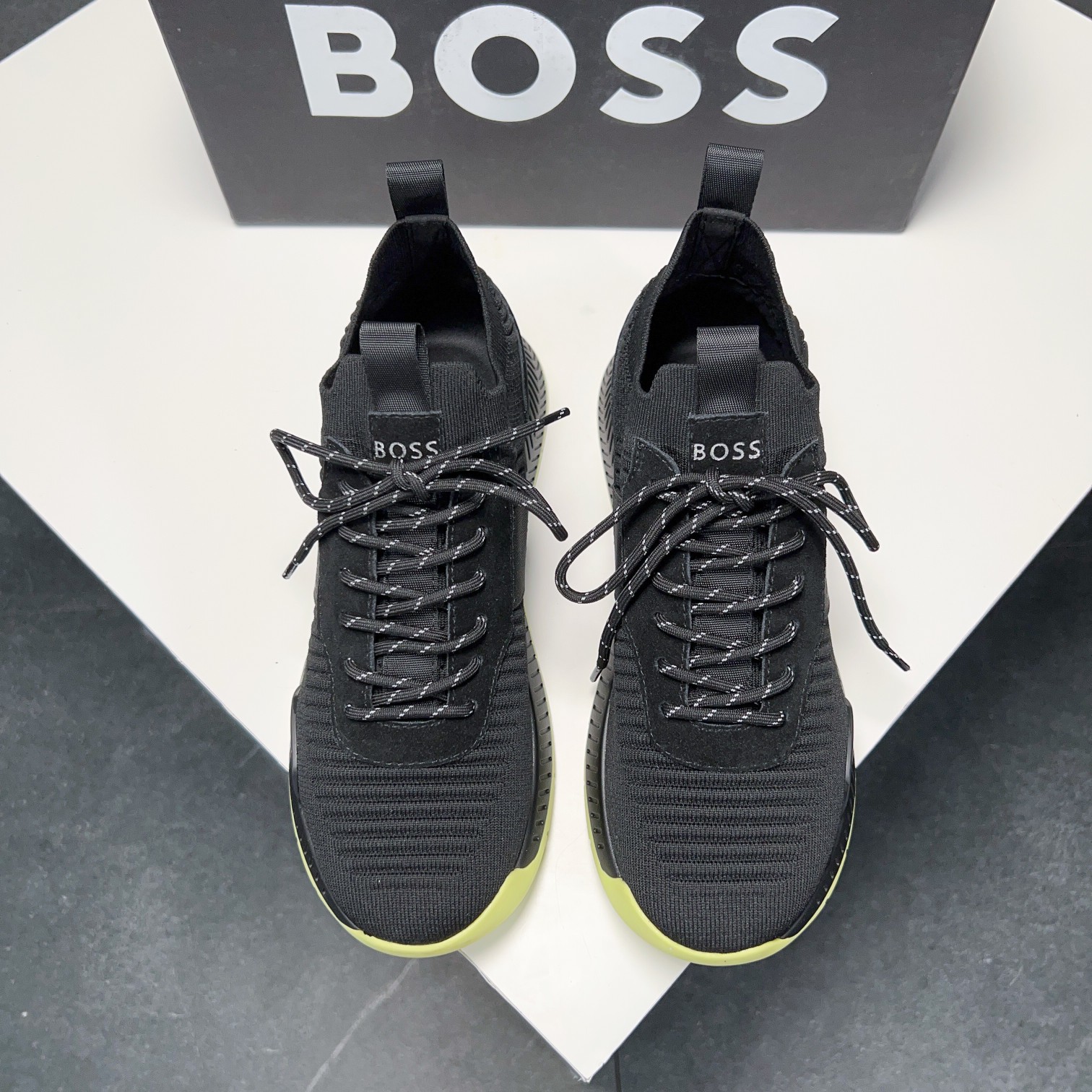 Zapatillas deportivas BOSS Sport Style Sockliner Parte superior de punto tridimensional con suela li