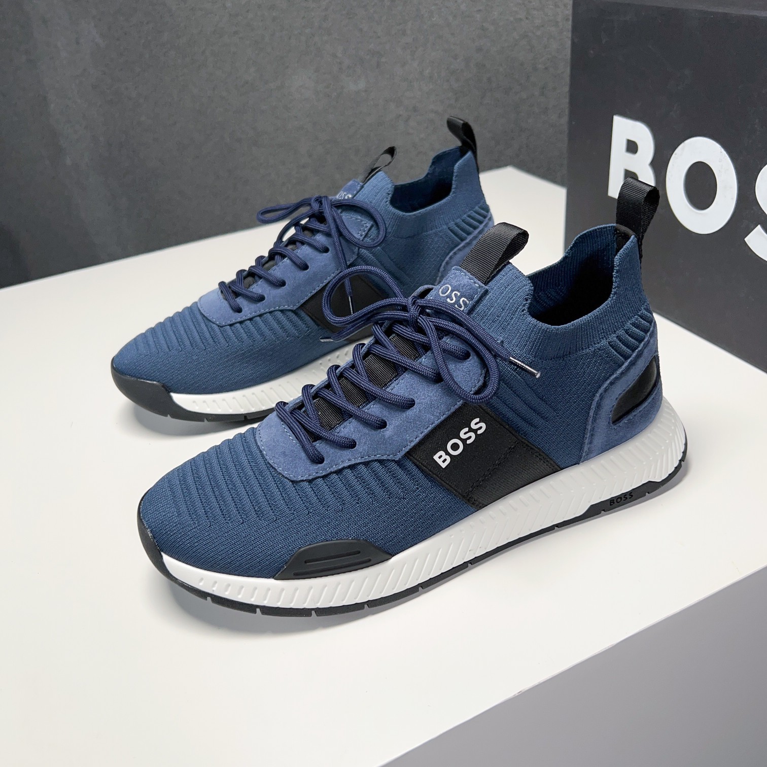 Zapatillas deportivas BOSS Sport Style Sockliner Parte superior de punto tridimensional con suela li