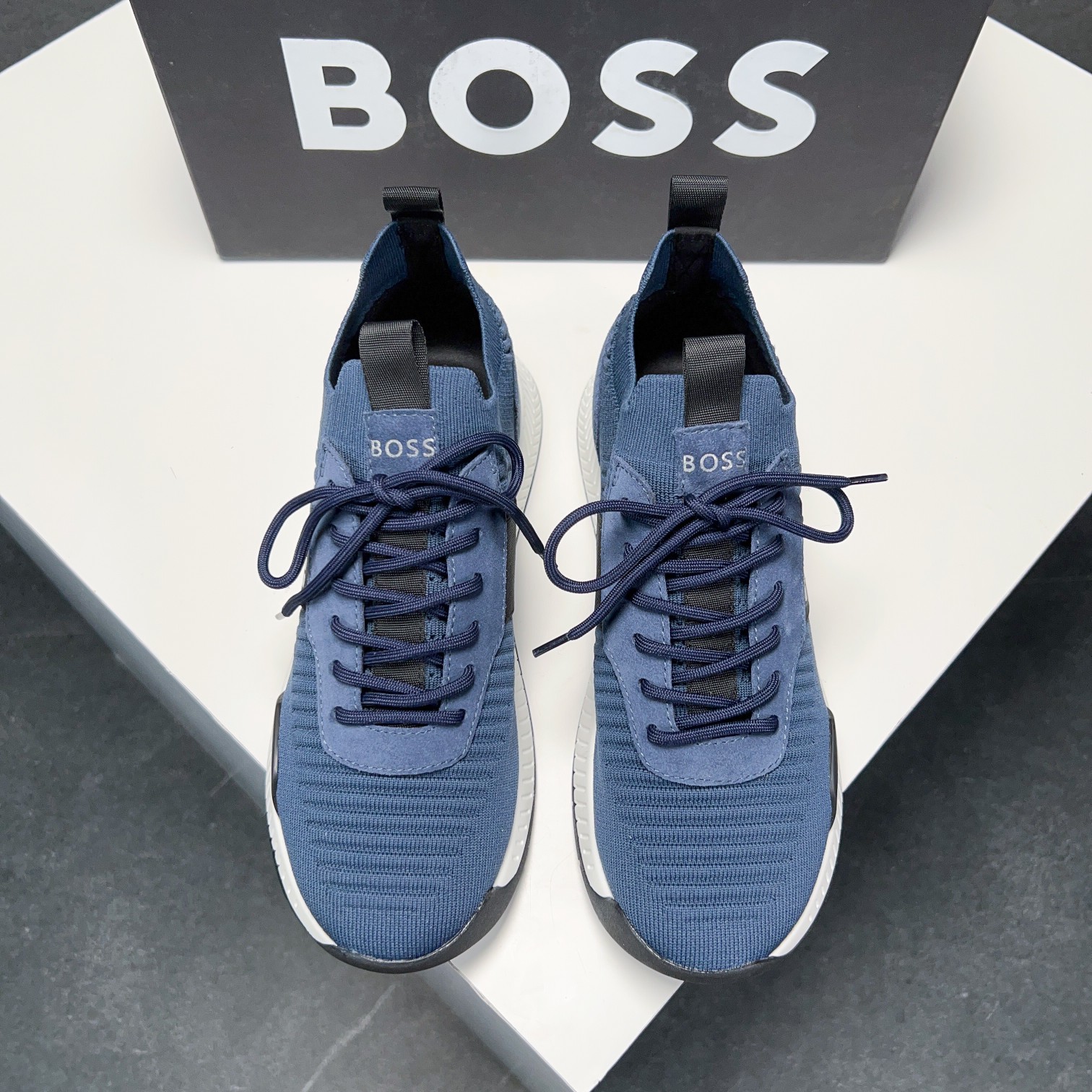 Zapatillas deportivas BOSS Sport Style Sockliner Parte superior de punto tridimensional con suela li