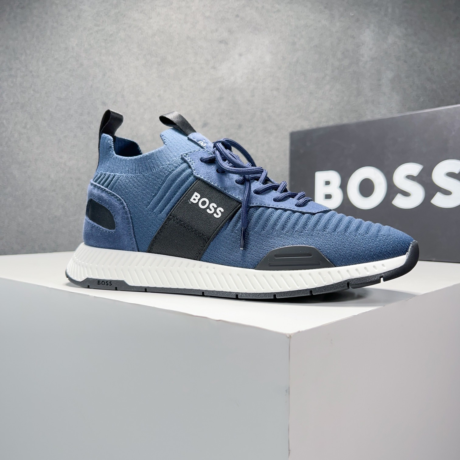 Zapatillas deportivas BOSS Sport Style Sockliner Parte superior de punto tridimensional con suela li