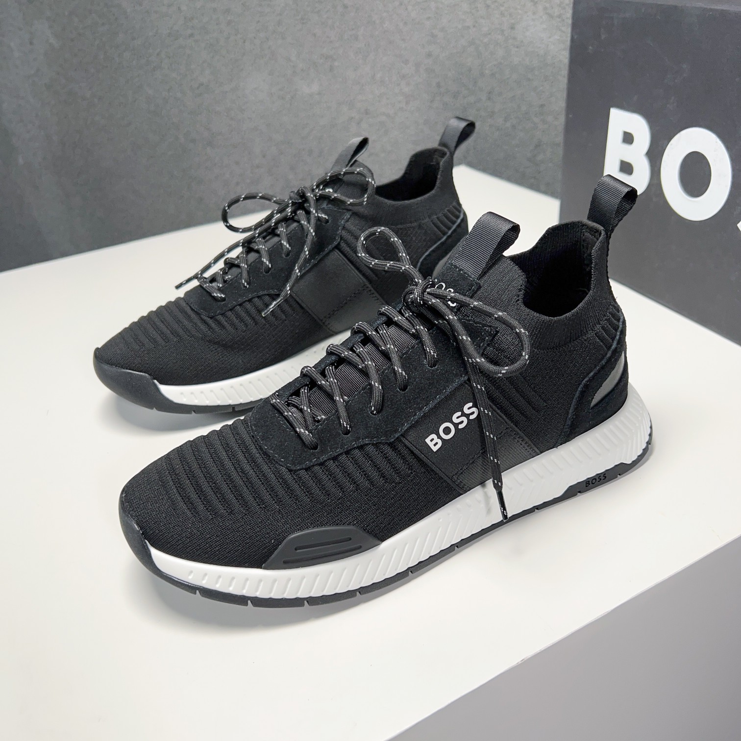 Zapatillas deportivas BOSS Sport Style Sockliner Parte superior de punto tridimensional con suela li