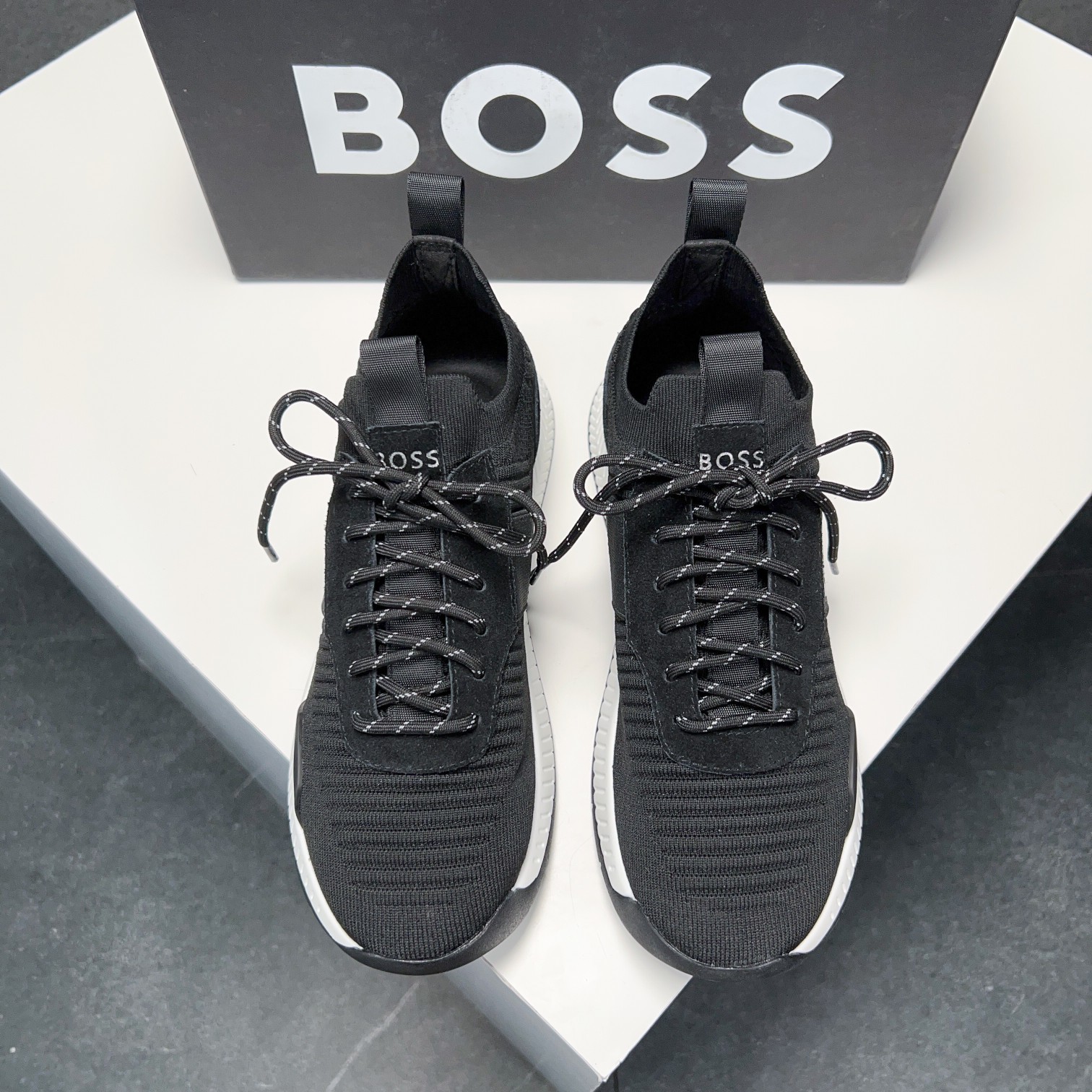 Zapatillas deportivas BOSS Sport Style Sockliner Parte superior de punto tridimensional con suela li