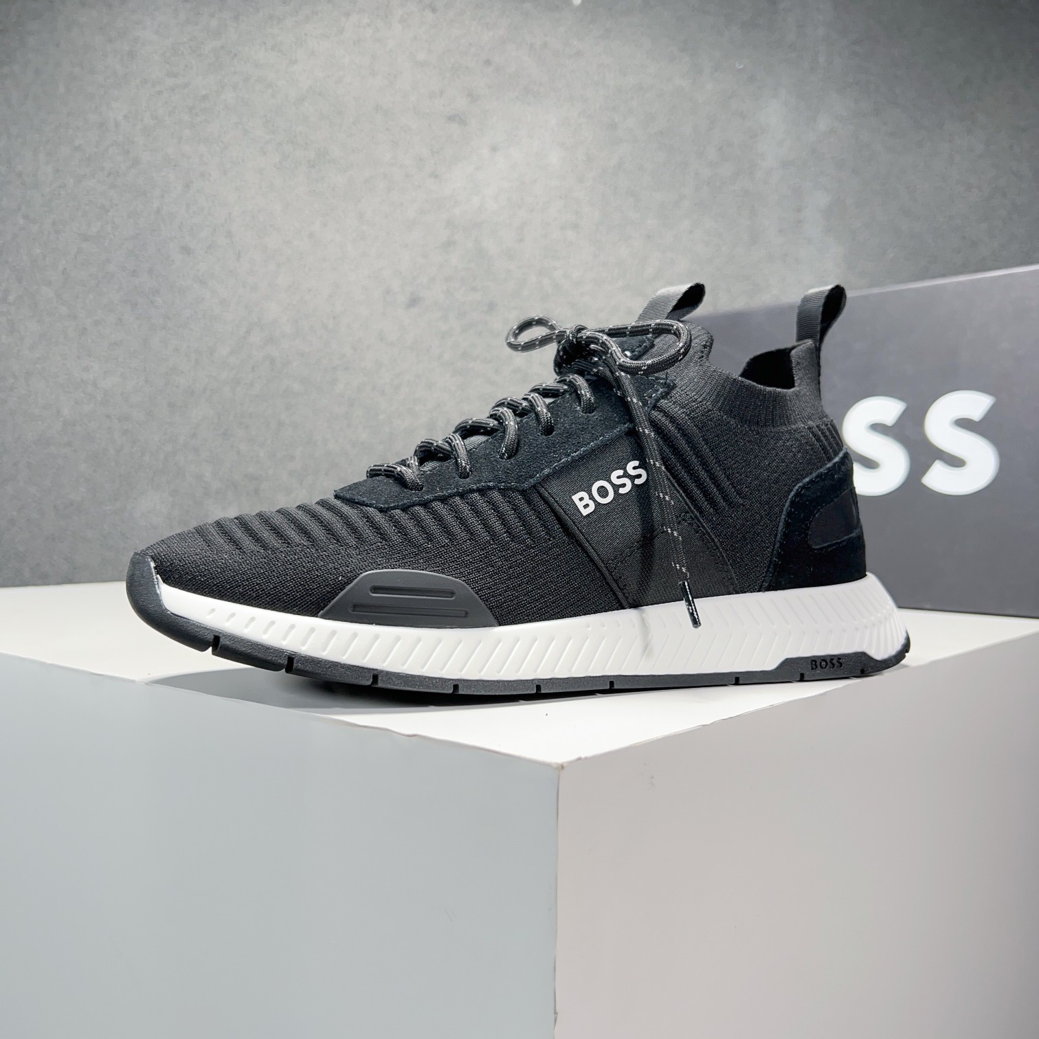 Zapatillas deportivas BOSS Sport Style Sockliner Parte superior de punto tridimensional con suela li