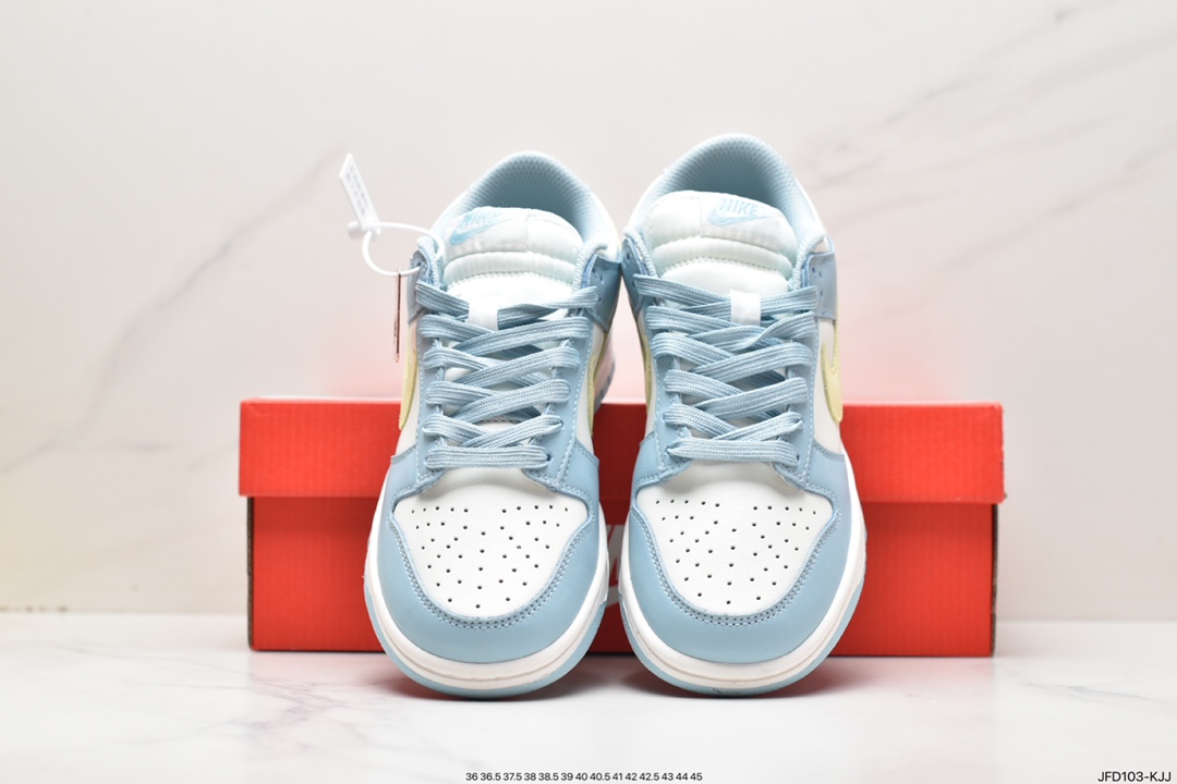 Nike Wmns SB Dunk Low ”Ocean Bliss Citron Tint” dunk series low to help DD1503-123