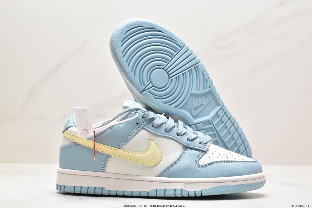 Nike Wmns SB Dunk Low ”Ocean Bliss Citron Tint” dunk series low to help DD1503-123