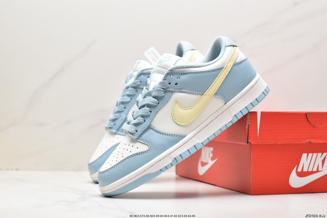 Nike Wmns SB Dunk Low ”Ocean Bliss Citron Tint” dunk series low to help DD1503-123