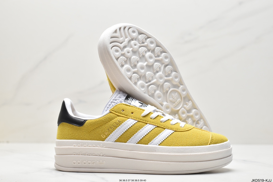 Adidas Gazelle Bold w low-top retro all-match casual sports shoes HQ6891