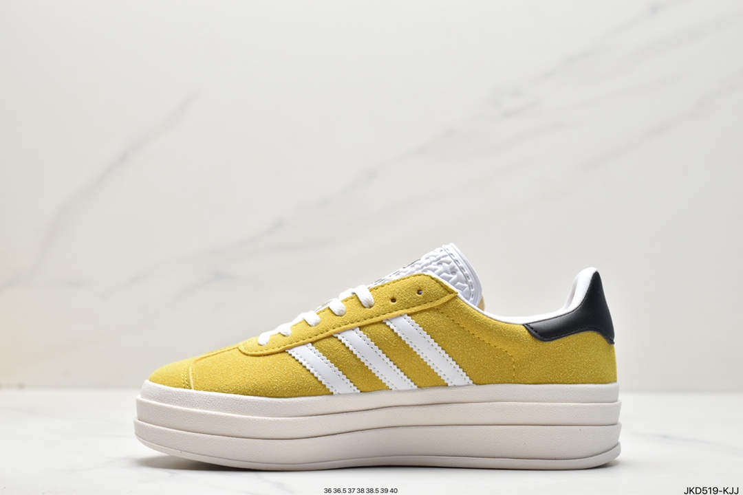 Adidas Gazelle Bold w low-top retro all-match casual sports shoes HQ6891