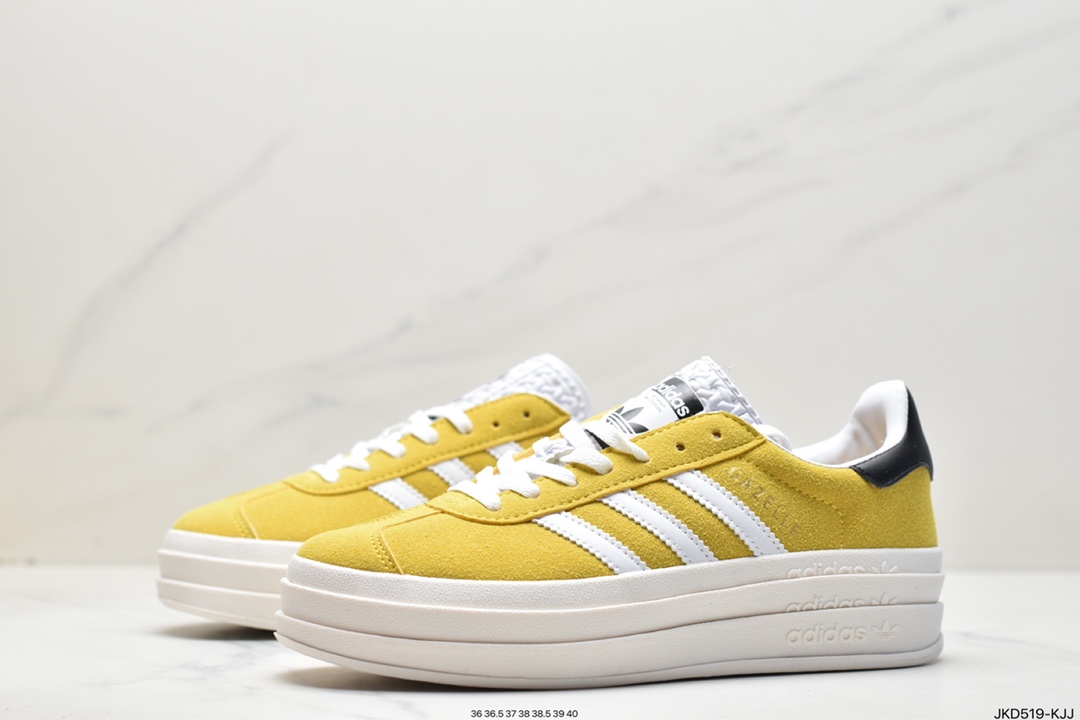 Adidas Gazelle Bold w low-top retro all-match casual sports shoes HQ6891