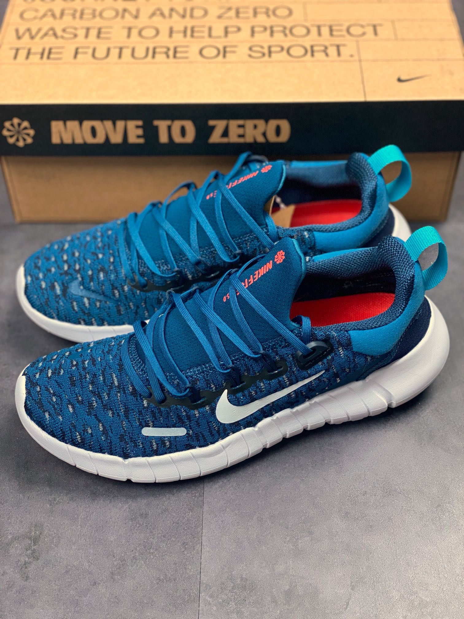 150 Nike Free RN 5.0 Next Nature 5.0赤足环保系列针织跑鞋 CZ1884-402