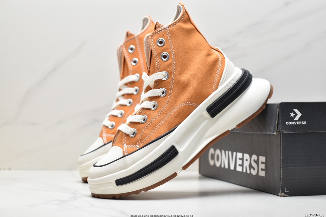 140 匡威Converse Run Star Legacy 1970 Cx High"Light Green/Blue/White"传承改良系列帆布鞋