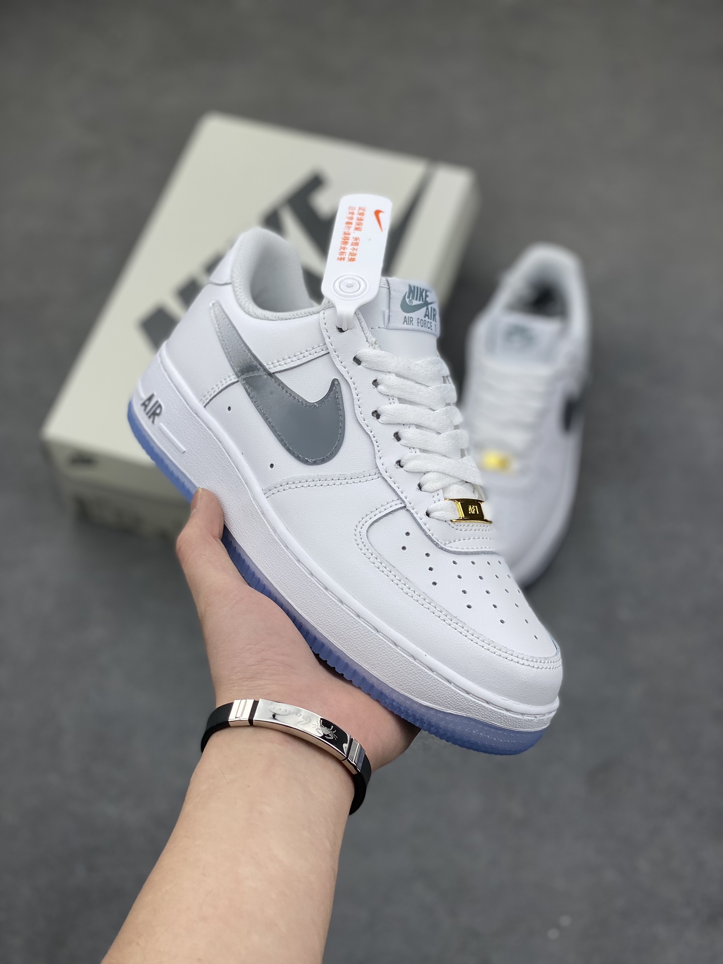 Nike Air Force 1 Low '07 'Gradient Grey' Casual Sneakers CO3363-365
