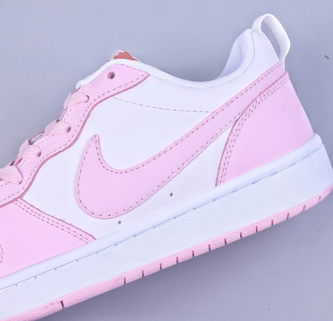 150 Nike Court Borough Low 2 白粉 独家全头层版本DQ0492-100