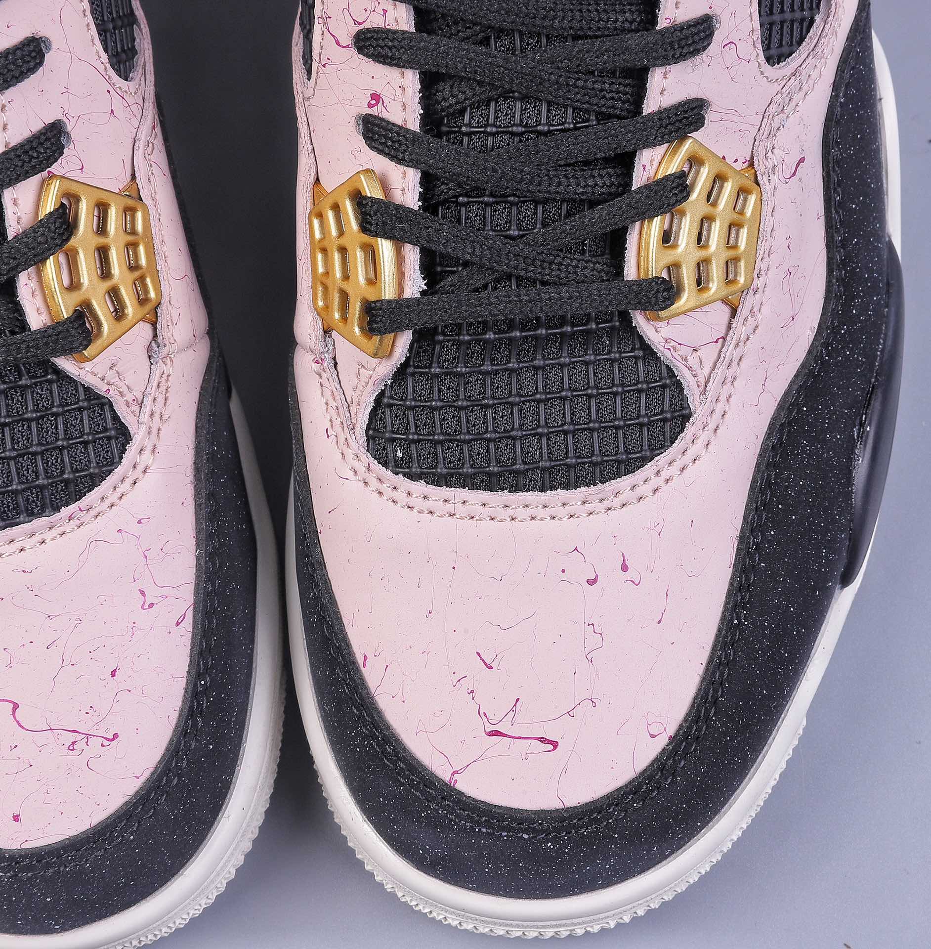 300 R Air Jordan 4 Silt Red 大理石花纹 黑粉 AQ9129-601