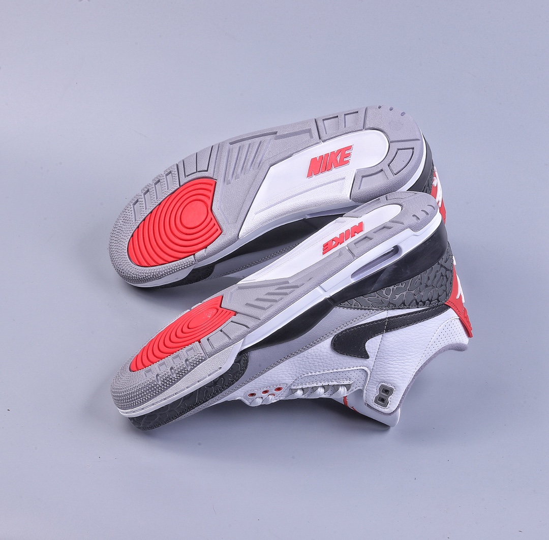 280 R Air Jordan AJ3 Retro NRG手稿黑白水泥钩子AQ3835-160