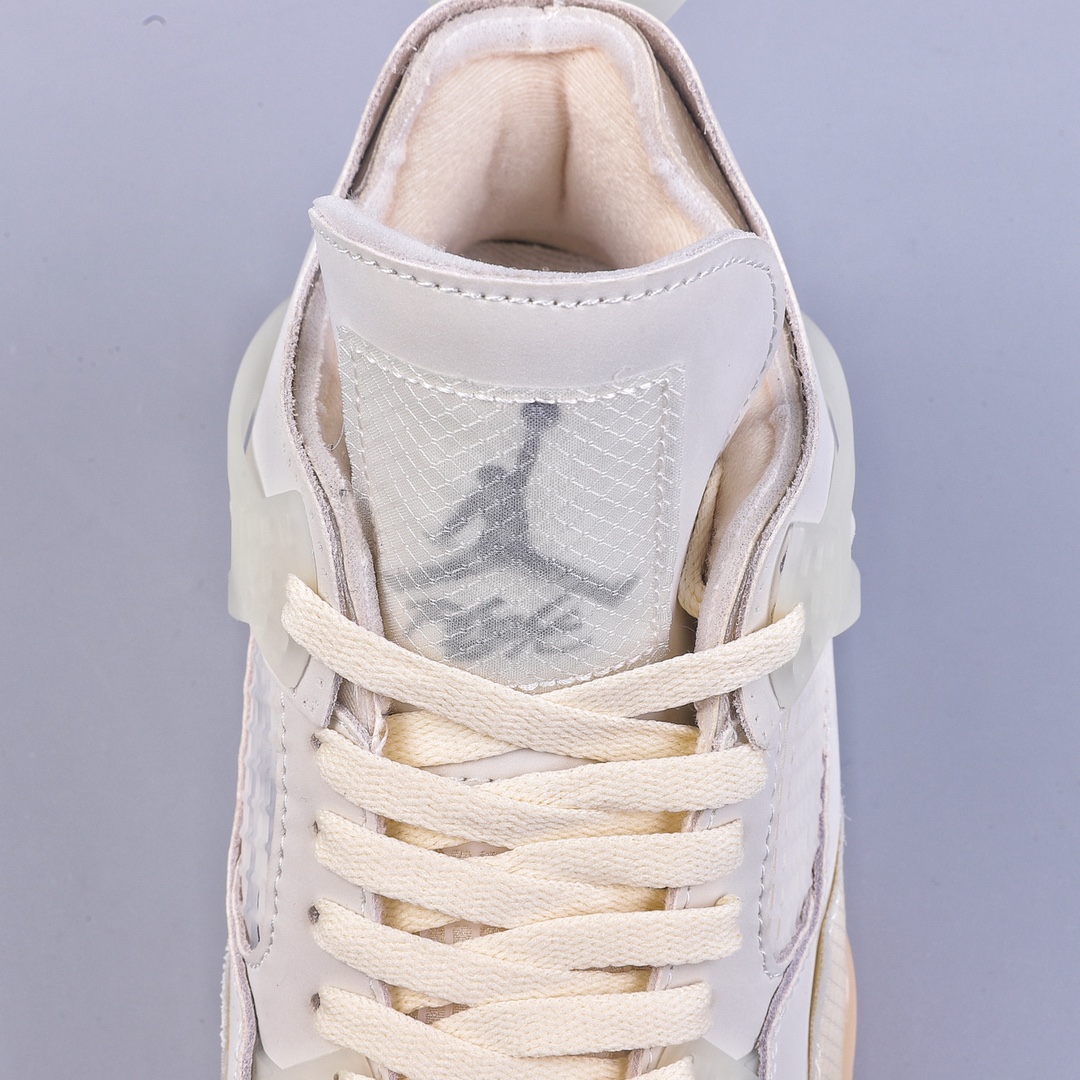 300 R Off-White x Air Jordan AJ4 Retro'Cream/Sail'“OW联名 白帆” CV9388-100