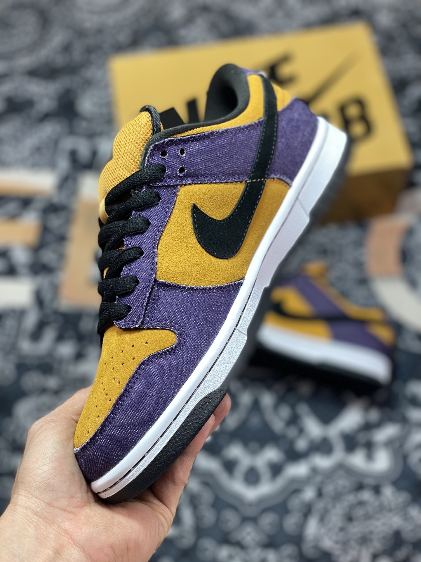 Nike SB Dunk Low Pro ”Goofy Boy” dunk series low top casual sports skateboard shoes ”wheat yellow black purple denim” 304292-751-Top High Quatity Cheap Sneakers Fashion Clothing Clothes Bags handbags Shoes of all Brand wholesale With The best Quality And Beautiful Price from China Factory Chinese suppliers wholesaler seller Nike SB Dunk Low Pro ”Goofy Boy” dunk series low top casual sports skateboard shoes ”wheat yellow black purple denim” 304292-751