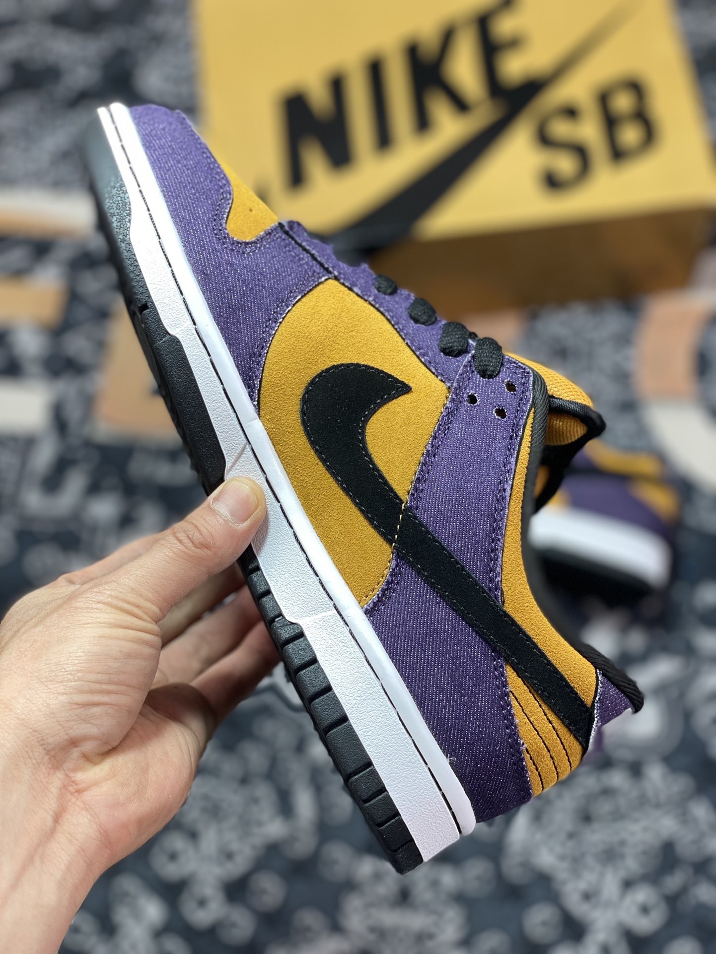 Nike SB Dunk Low Pro ”Goofy Boy” dunk series low top casual sports skateboard shoes ”wheat yellow black purple denim” 304292-751-Top High Quatity Cheap Sneakers Fashion Clothing Clothes Bags handbags Shoes of all Brand wholesale With The best Quality And Beautiful Price from China Factory Chinese suppliers wholesaler seller Nike SB Dunk Low Pro ”Goofy Boy” dunk series low top casual sports skateboard shoes ”wheat yellow black purple denim” 304292-751