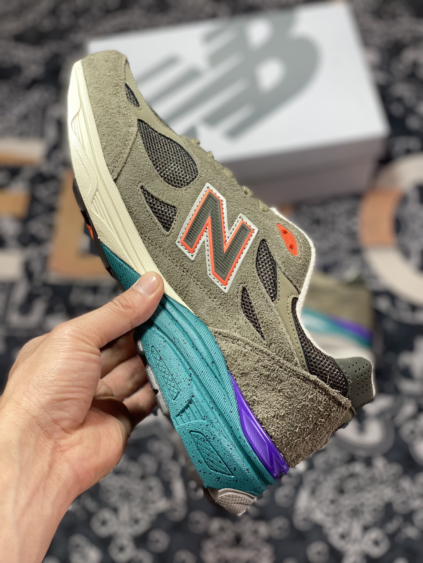 YCMC x NBNew Balance Made in USA M990V3”Blaze Your Own Trail”Third Generation Series Low Cut Beauty M990SO3