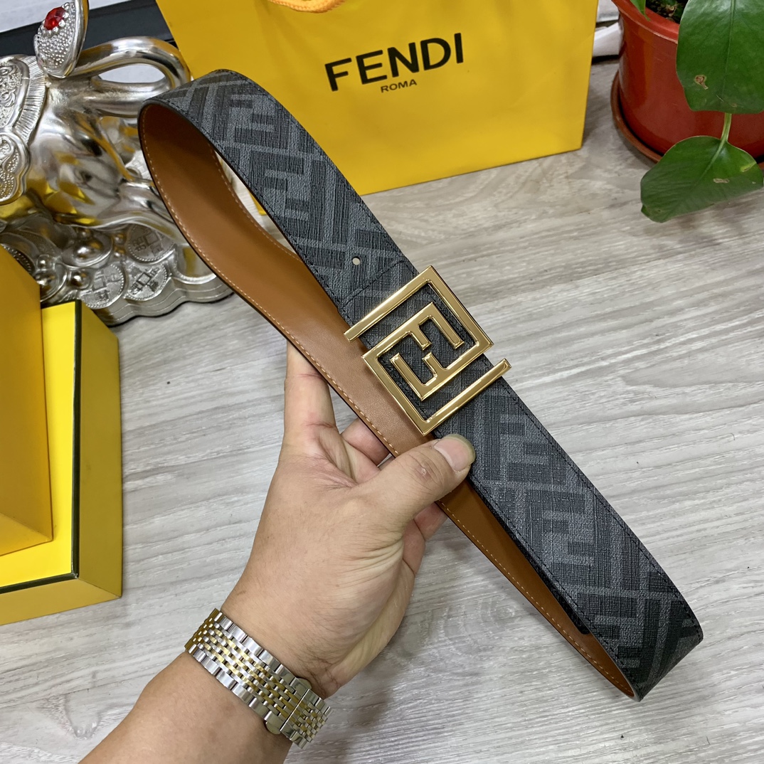 FENDI芬迪专柜同款宽4.0CM双