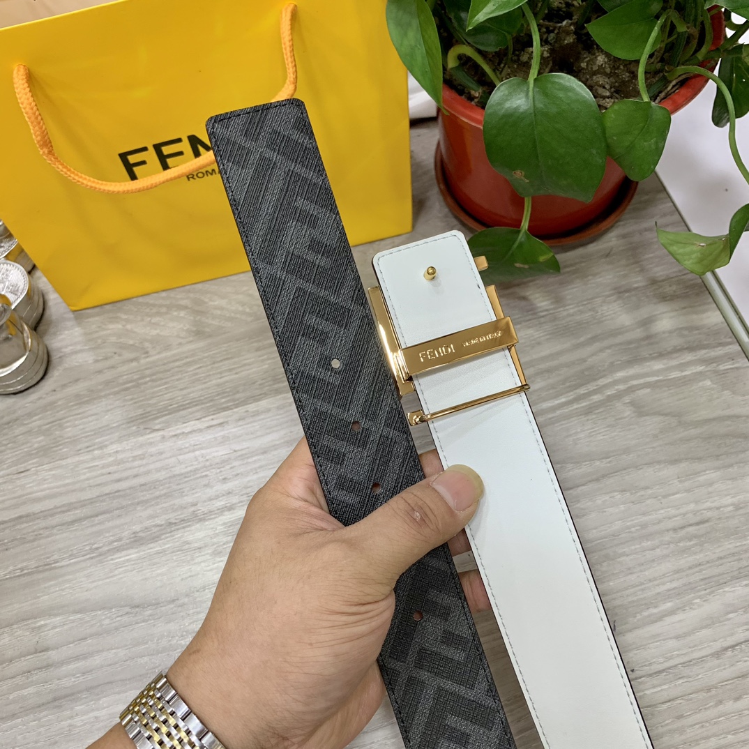 FENDI芬迪专柜同款宽4.0CM双