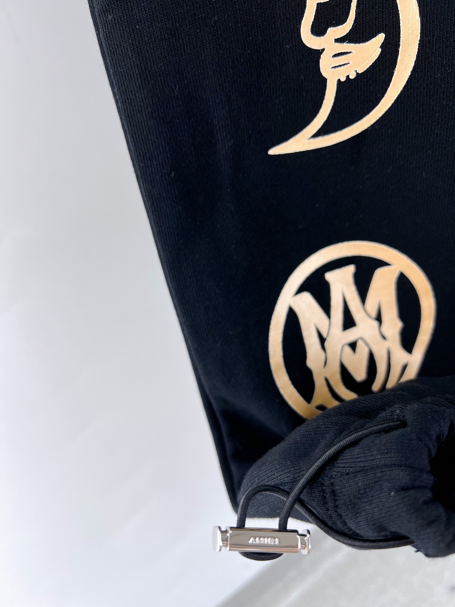 Amiri Men's Black Cotton Sweatpants with Moon and Sun Graphic Print 9 i1681187080 4982 7