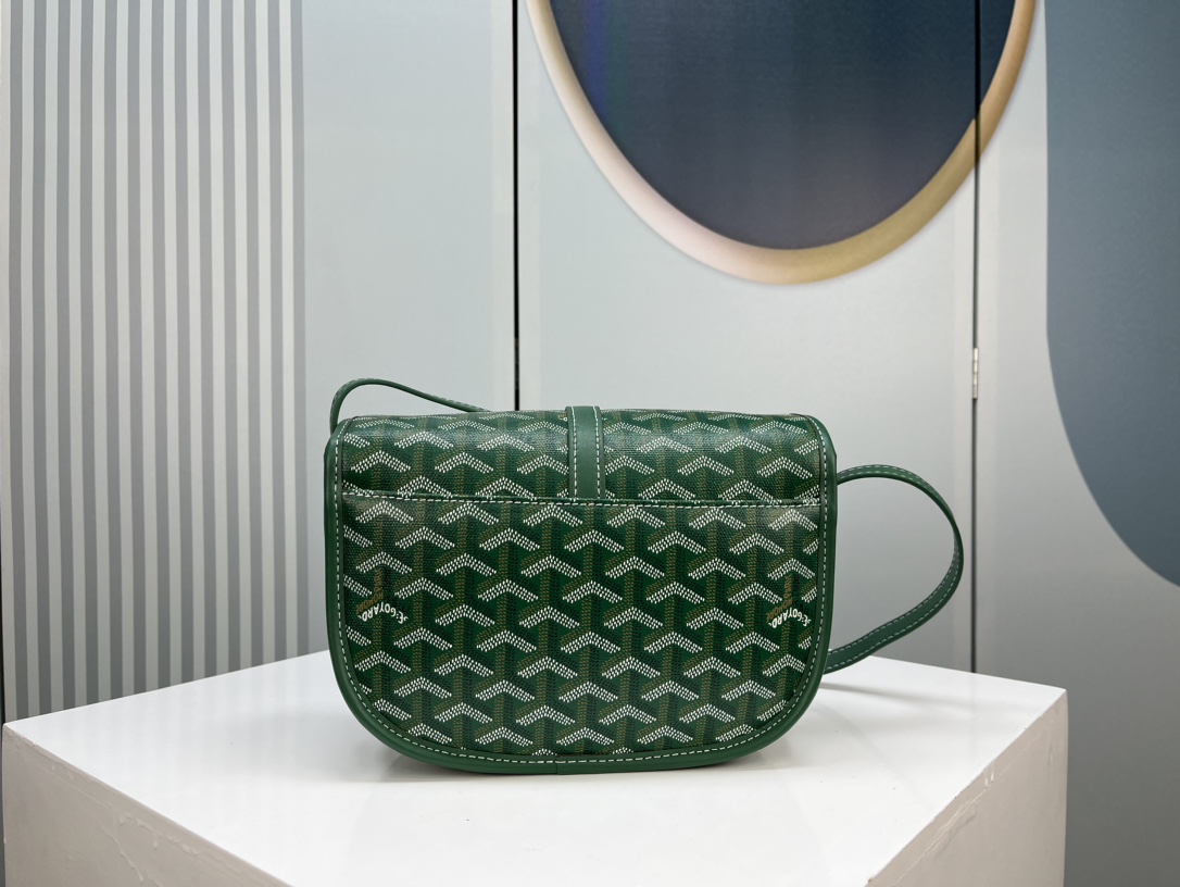Goyard 邮差包 明星同款，新比例小方形包包 简洁大气实用的小方包 获得很多明星喜爱 手绘花纹特别有自己的特色 Si